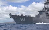 [ẢNH] Chiến hạm Mỹ mang tên lửa Tomahawk diễn tập cùng ASEAN trên biển Đông