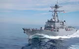 [ẢNH] Chiến hạm Mỹ mang tên lửa Tomahawk diễn tập cùng ASEAN trên biển Đông