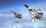 [ẢNH] ‘Quái thú’ Su-35S Nga chặn đứng tiêm kích F-35I Israel trên không phận Syria