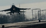 [ẢNH] ‘Quái thú’ Su-35S Nga chặn đứng tiêm kích F-35I Israel trên không phận Syria