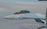 [ẢNH] ‘Quái thú’ Su-35S Nga chặn đứng tiêm kích F-35I Israel trên không phận Syria