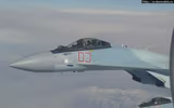 [ẢNH] ‘Quái thú’ Su-35S Nga chặn đứng tiêm kích F-35I Israel trên không phận Syria