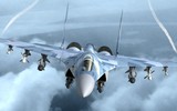[ẢNH] ‘Quái thú’ Su-35S Nga chặn đứng tiêm kích F-35I Israel trên không phận Syria