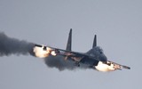 [ẢNH] ‘Quái thú’ Su-35S Nga chặn đứng tiêm kích F-35I Israel trên không phận Syria