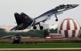 [ẢNH] ‘Quái thú’ Su-35S Nga chặn đứng tiêm kích F-35I Israel trên không phận Syria