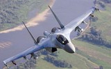 [ẢNH] Không kiêng nể, Su-35 Nga bắn thẳng vào máy bay không người lái Israel tại Syria