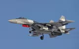 [ẢNH] Không kiêng nể, Su-35 Nga bắn thẳng vào máy bay không người lái Israel tại Syria