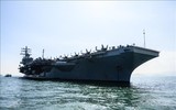 [ẢNH] Siêu tàu sân bay Mỹ bất ngờ xuất hiện tại biển Đông