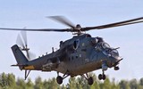 [ẢNH] Trực thăng tấn công hạng nặng Mi-35P 'thổi' sập lễ đài tại Indonesia