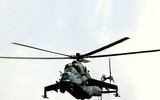 [ẢNH] Trực thăng tấn công hạng nặng Mi-35P 'thổi' sập lễ đài tại Indonesia