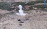 [ẢNH] Chiến tăng T-62M Nga vừa viện trợ cho Syria đã bị phiến quân đánh tan tành