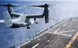 [ẢNH] Trực thăng siêu 'dị' V-22 Mỹ có mặt trong chiến dịch tiêu diệt trùm khủng bố IS?