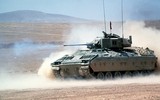 [ẢNH] Thiết giáp cực mạnh Mỹ kéo đến trấn giữ mỏ dầu tại Syria