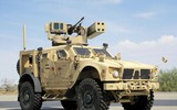 [ẢNH] Xe bọc thép Mỹ đang canh giữ mỏ dầu Syria sẵn sàng nổ súng vào đối phương