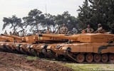 [ANH] ‘Báo vàng’ Leopard 2A4 Thổ Nhĩ Kỳ bị tên lửa chống tăng Mỹ ‘thổi’ bay tháp pháo