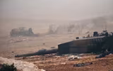 [ẢNH] Tên lửa Mỹ ‘thổi’ bay tháp pháo xe tăng Đức trên chiến trường Syria