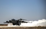 [ẢNH] Máy bay vận tải khổng lồ C-17 đưa quân nhân Việt Nam đi làm nhiệm vụ ở Nam Sudan