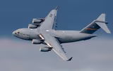 [ẢNH] Máy bay vận tải khổng lồ C-17 đưa quân nhân Việt Nam đi làm nhiệm vụ ở Nam Sudan