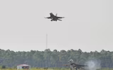 [ẢNH] Mỹ ‘biến’ chiến đấu cơ F-16 thành... bia tập bắn