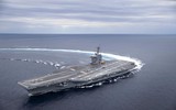[ẢNH] Trung Đông căng như dây đàn khi tàu sân bay Mỹ áp sát Iran