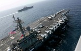 [ẢNH] Trung Đông căng như dây đàn khi tàu sân bay Mỹ áp sát Iran