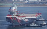 [ANH] Tàu sân bay nội địa Trung Quốc mang nhiều chiến đấu cơ bất ngờ lộ diện