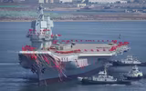 [ANH] Tàu sân bay nội địa Trung Quốc mang nhiều chiến đấu cơ bất ngờ lộ diện
