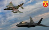 [ẢNH] F-22 Mỹ cảnh báo F-4 Iran: 