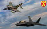 [ẢNH] F-22 Mỹ cảnh báo F-4 Iran: 