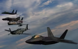 [ẢNH] F-22 Mỹ cảnh báo F-4 Iran: 