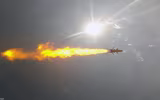 [ẢNH] Tiêm kích Su-27 Ukraine đuổi theo tên lửa diệt hạm vừa phóng