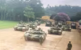 [ẢNH] Sức mạnh từ 'chiến tăng' T-90S Việt Nam vừa xuất hiện