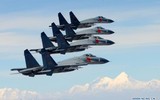 [Ảnh] J-11, điển hình của việc Trung Quốc sao chép trái phép chiến đấu cơ Nga