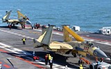 [ẢNH] Tiêm kích J-15 bị ví như 'thanh kiếm cùn' của tàu sân bay Trung Quốc