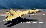 [ẢNH] Tiêm kích J-15 bị ví như 'thanh kiếm cùn' của tàu sân bay Trung Quốc