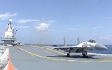 [ẢNH] Tiêm kích J-15 bị ví như 'thanh kiếm cùn' của tàu sân bay Trung Quốc