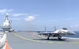 [ẢNH] Tiêm kích J-15 bị ví như 'thanh kiếm cùn' của tàu sân bay Trung Quốc