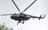 [ẢNH] Trực thăng Mi-8 Nga lại rơi sau khi Su-57 lao xuống đất