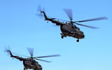 [ẢNH] Trực thăng Mi-8 Nga lại rơi sau khi Su-57 lao xuống đất