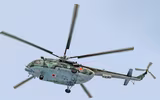 [ẢNH] Trực thăng Mi-8 Nga lại rơi sau khi Su-57 lao xuống đất