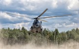 [ẢNH] Trực thăng Mi-8 Nga lại rơi sau khi Su-57 lao xuống đất