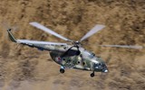 [ẢNH] Trực thăng Mi-8 Nga lại rơi sau khi Su-57 lao xuống đất