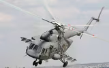 [ẢNH] Trực thăng Mi-8 Nga lại rơi sau khi Su-57 lao xuống đất