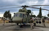 [ẢNH] Trực thăng Mi-8 Nga lại rơi sau khi Su-57 lao xuống đất