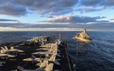 [ẢNH] Tổng thống Trump ngăn chặn loại biên tàu sân bay đang làm Iran lo sợ