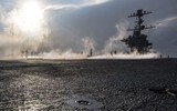 [ẢNH] Tổng thống Trump ngăn chặn loại biên tàu sân bay đang làm Iran lo sợ