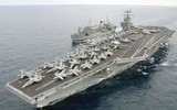 [ẢNH] Tổng thống Trump ngăn chặn loại biên tàu sân bay đang làm Iran lo sợ