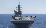 [ẢNH] Mỹ bất ngờ đem siêu tàu đổ bộ cùng F-35 tới thị uy gần Trung Quốc