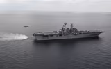 [ẢNH] Mỹ bất ngờ đem siêu tàu đổ bộ cùng F-35 tới thị uy gần Trung Quốc