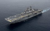 [ẢNH] Mỹ bất ngờ đem siêu tàu đổ bộ cùng F-35 tới thị uy gần Trung Quốc